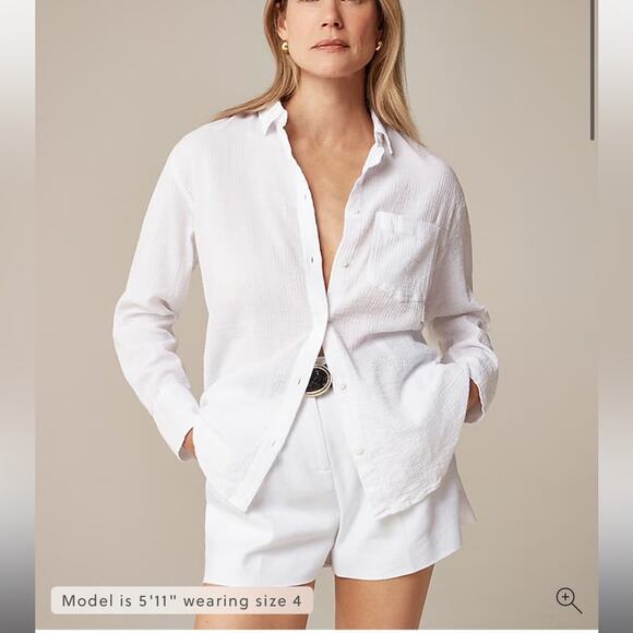 J. Crew Tops - J. Crew Garçon classic double-gauze shirt